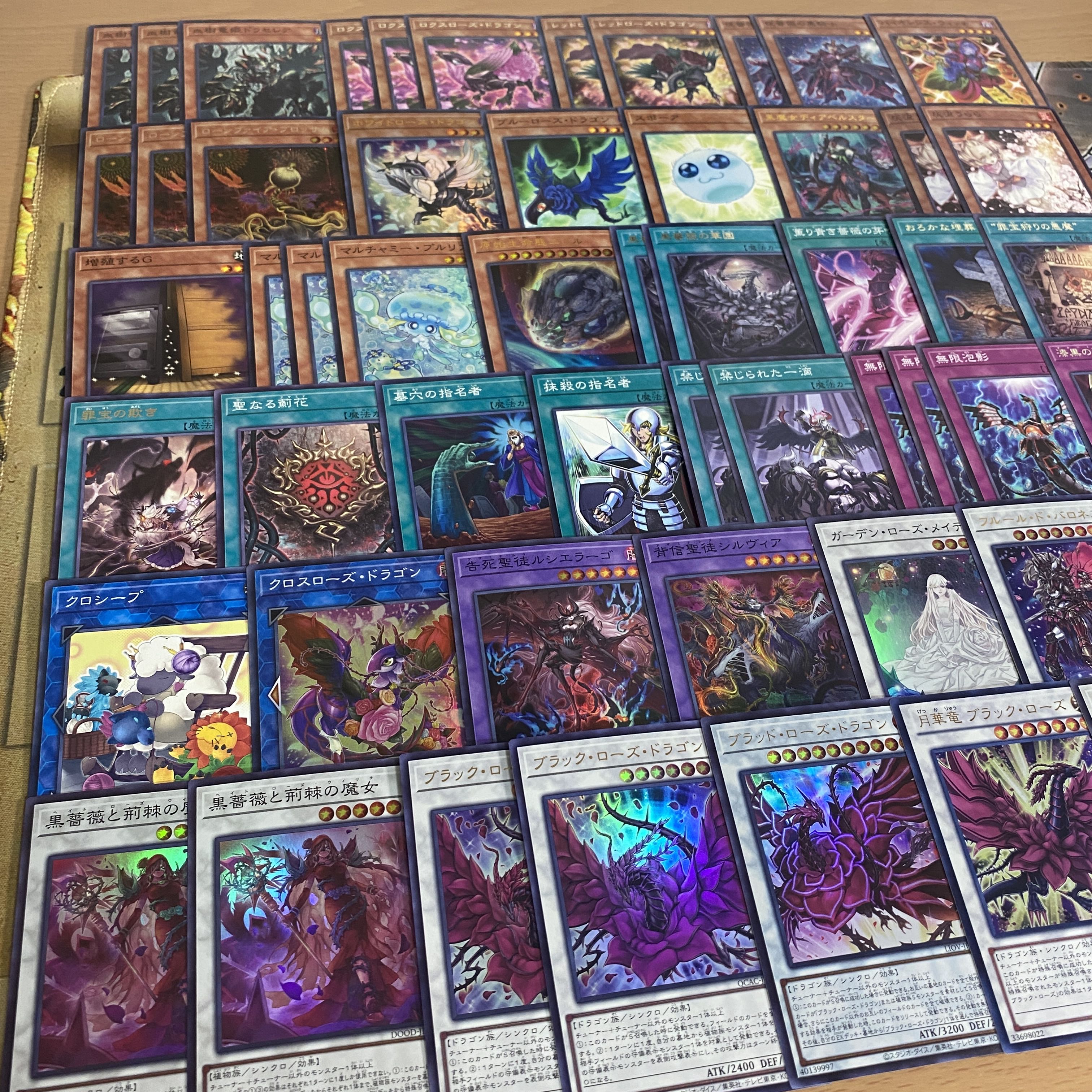 ブラックローズドラゴン デッキ 遊戯王 本格構築 大会構築済みデッキ 1枚