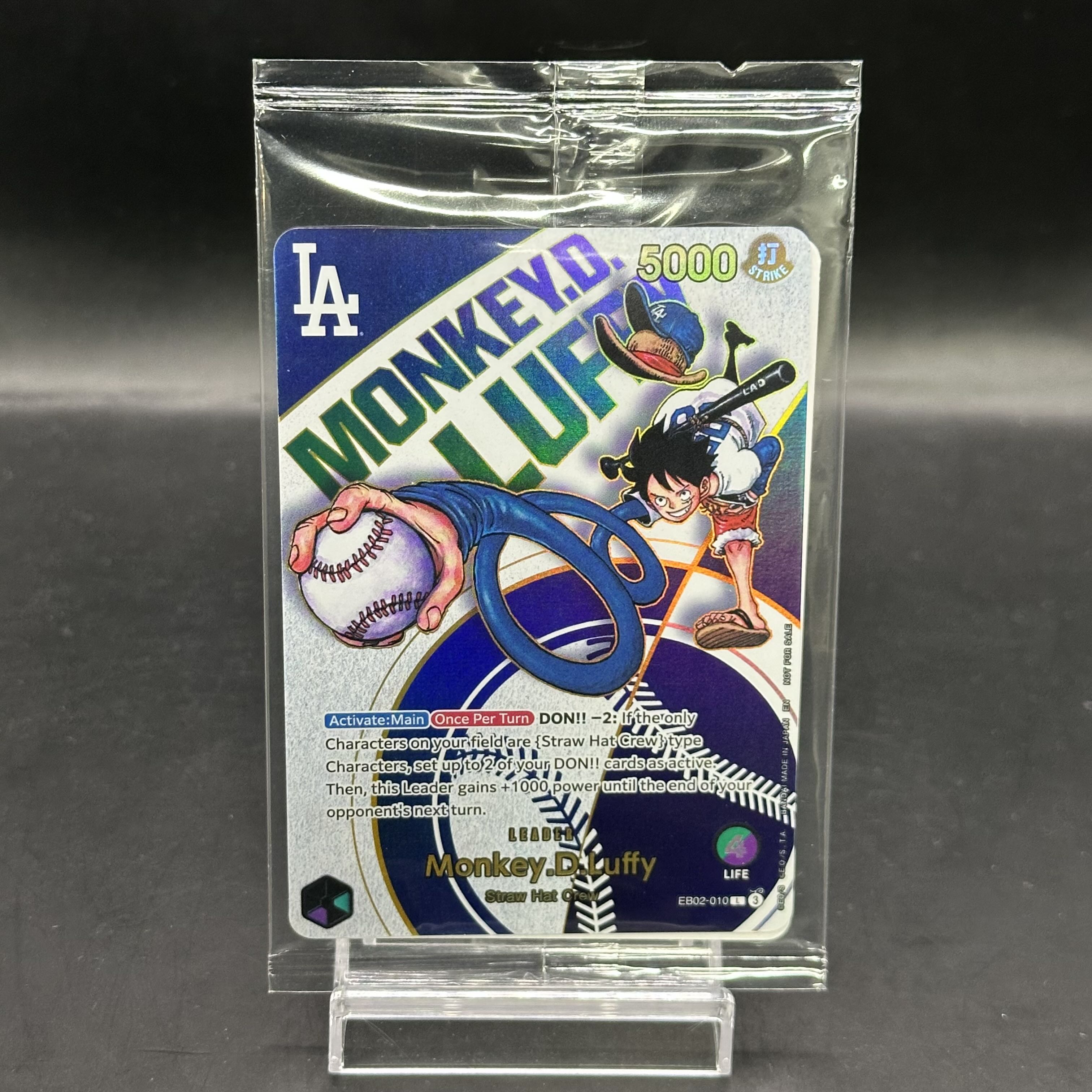 モンキー・D・ルフィ　EB02-010 L PSA10 モンキー・D・ルフィ (EB02-010) • Anime 25th Collection