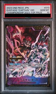 【PSA10】ユースタス・キッド チャンピオンシップ2023・CS2023 プロモ 開封済み PROMO ST10-013 1枚