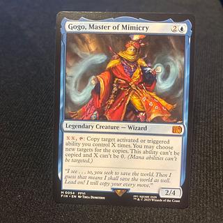 Gogo, Master of Mimicry, Blue R 1枚