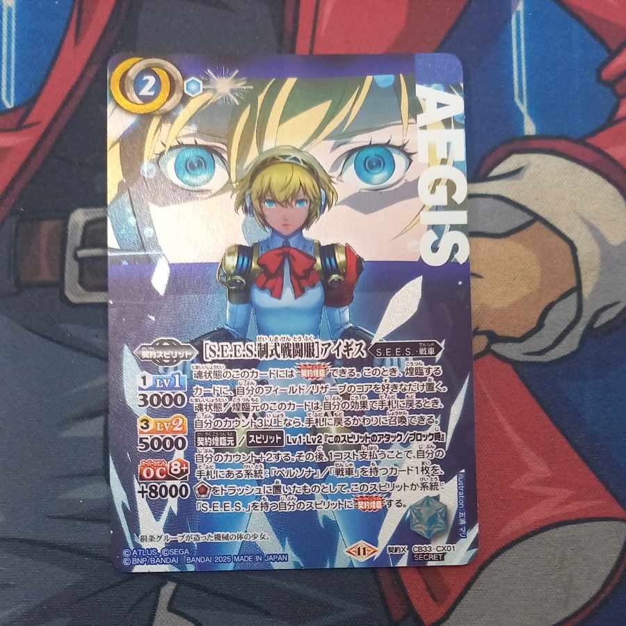 ［S.E.E.S. Fighting uniform] Aigis (SECRET) Contract X-SEC CB33-CX01