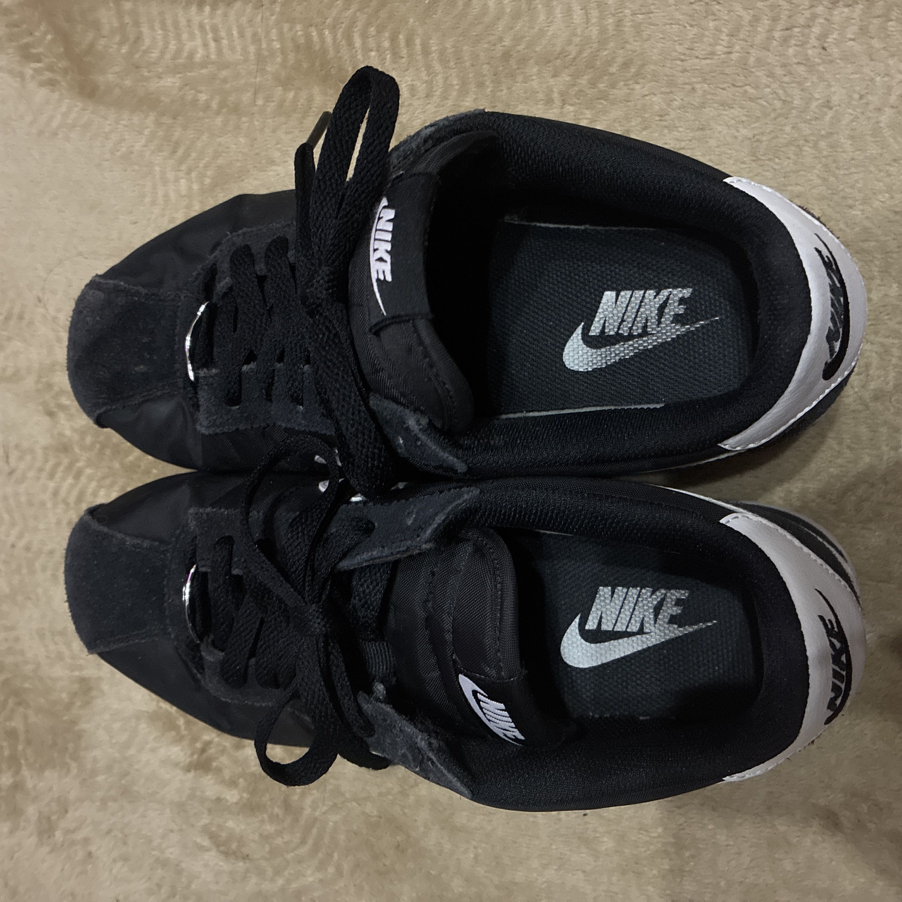 Nike Cortez Black/White, Size 24.5 cm 24.5cm
