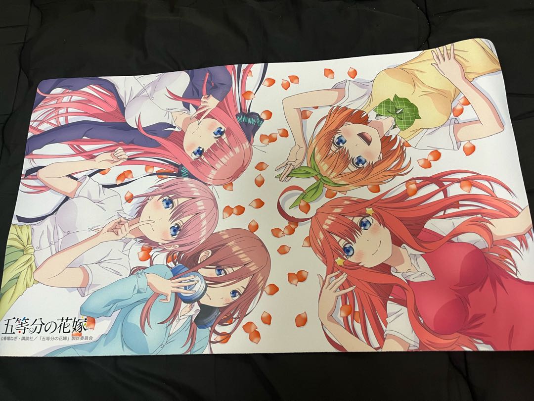 The Bride of the Fifth Class Playmat Set Nakano Kazuka Nino Miku Shiba Satsuki