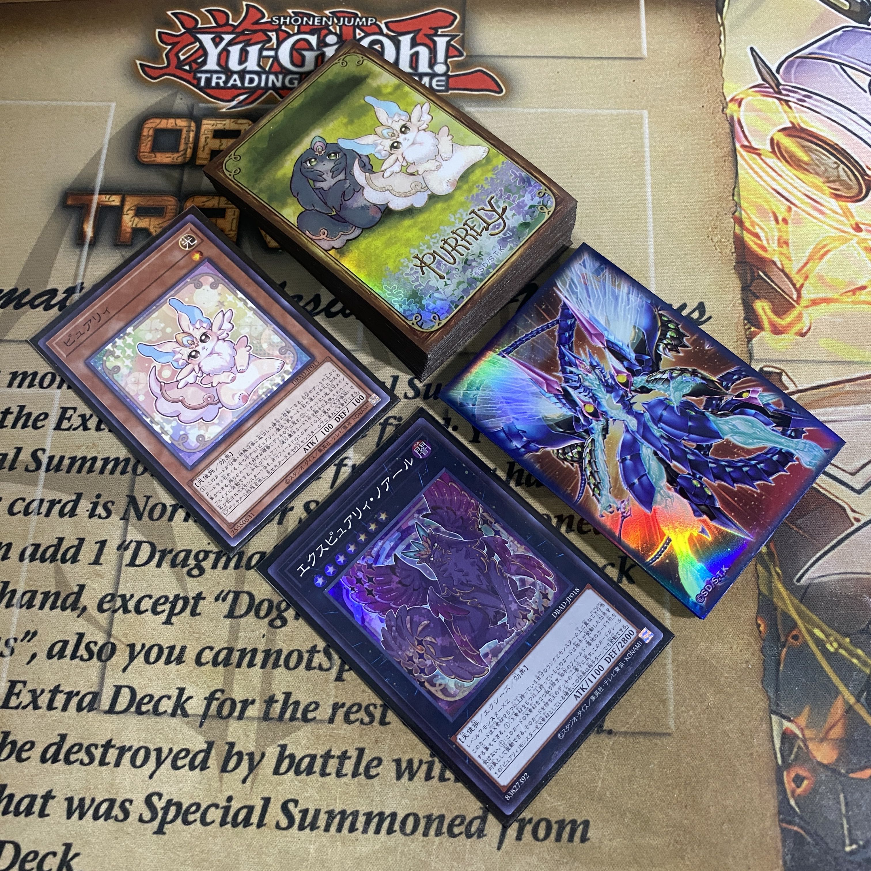 ピュアリィ デッキ【以下検索 遊戯王 本格構築 エクスピュアリィノアール まとめ売り 初期 2期 レリーフ ゲートボール デッキパーツ】 1枚