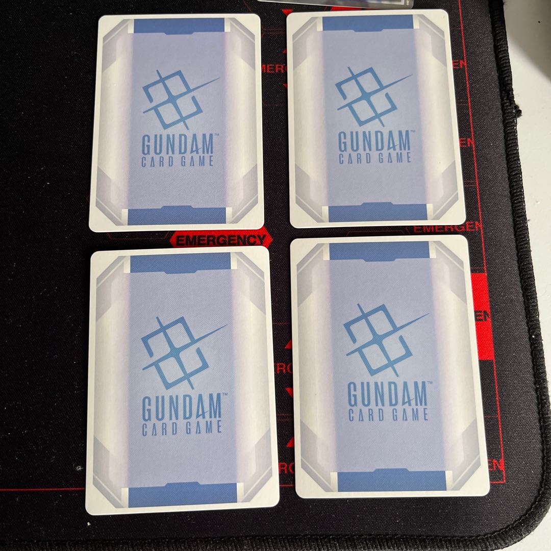 Gundam 4 cards GD01-001LR Gundam Card Game 1枚