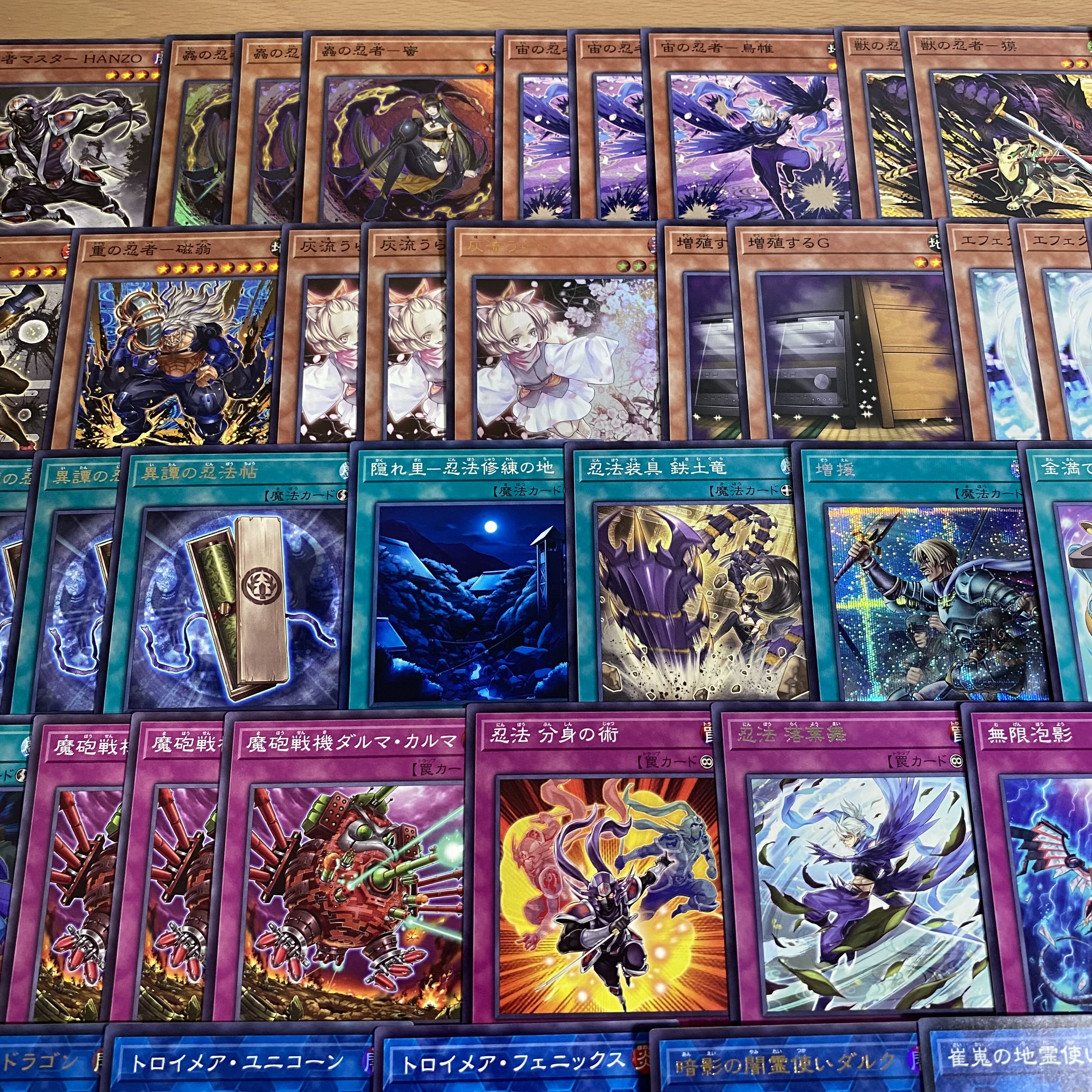 忍者 デッキ 遊戯王 本格構築済みデッキ 【忍者マスターHANZO 戎の忍者冥禪 若い忍者 蟲の忍者蜜 増殖するG 灰流うらら エフェクトヴェーラー 異譚の忍法帖 忍法装具鉄土竜 忍法分身の術】