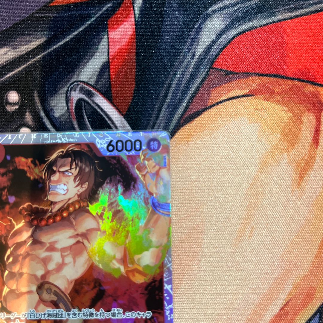 set of two sheets Portgas D. Ace SR ST15-005