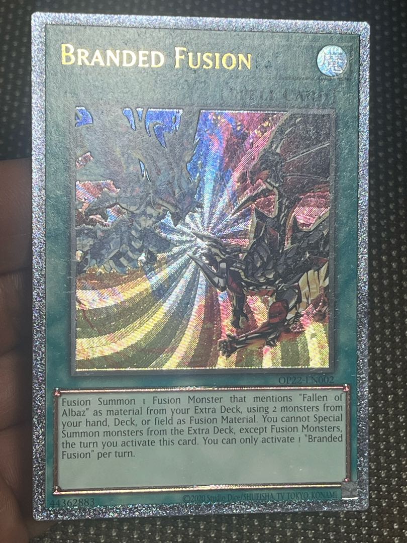 遊戯王　烙印融合　EU版(英語) レリーフ　OTS 1枚