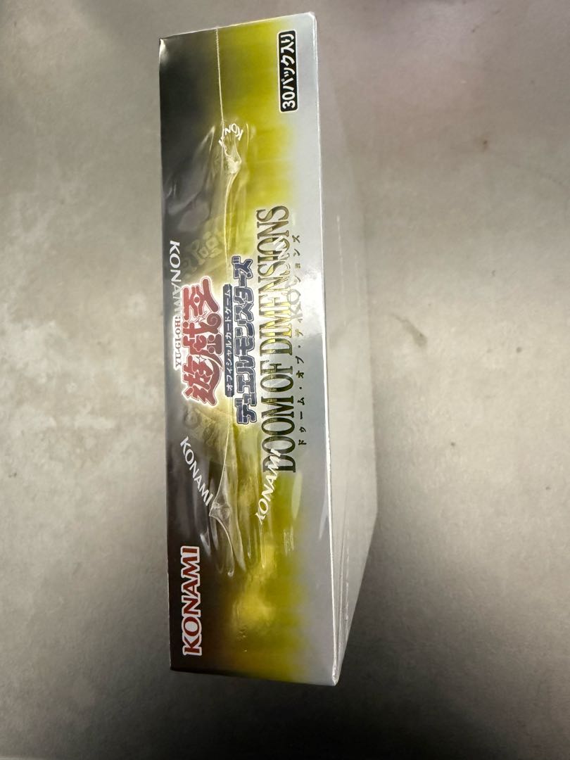 遊戯王　DOOM OF DIMENSIONS カートン 遊戯王 DOOM OF DIMENSIONS 未開封ボックス 1BOXの通販 TK31