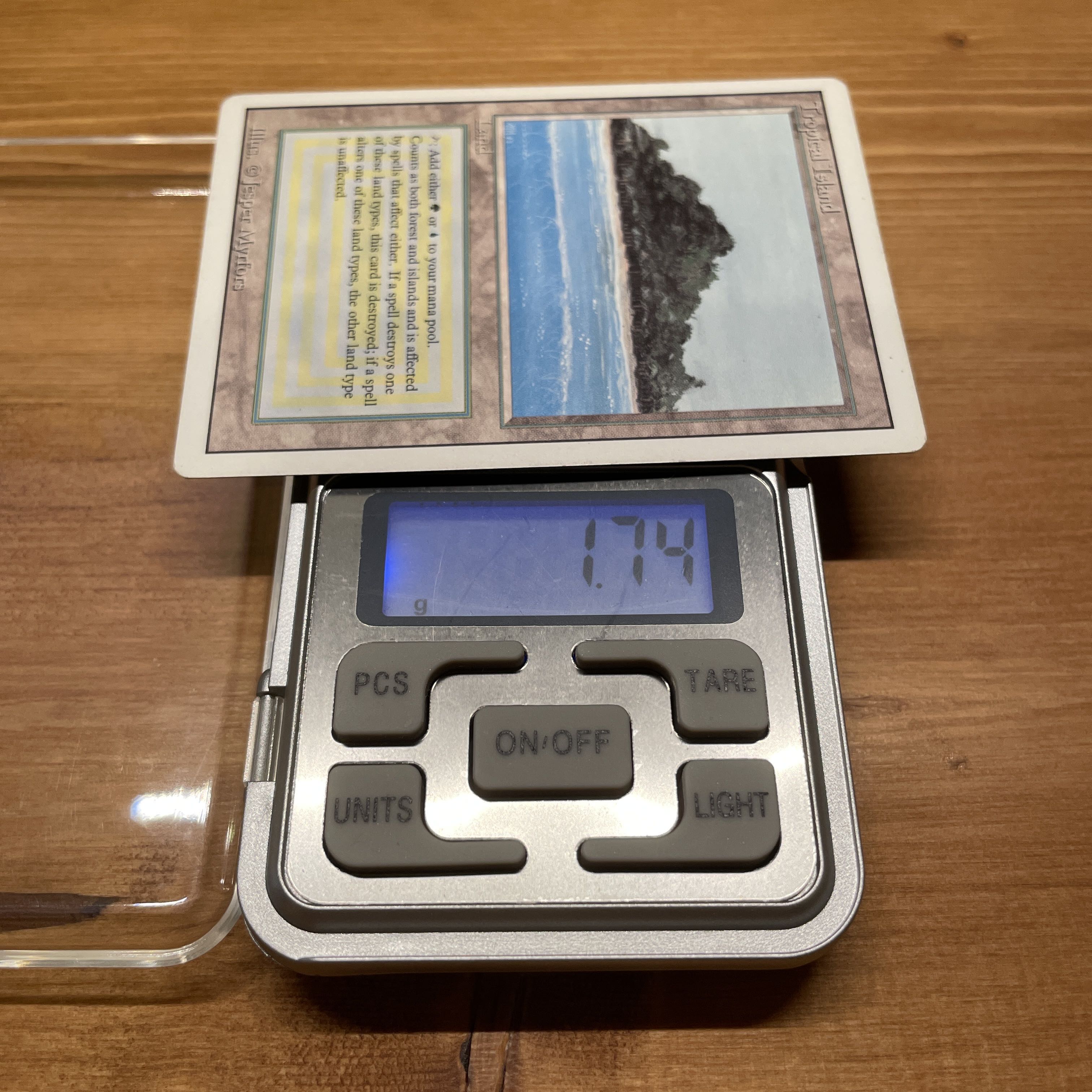 Tropical Island English EN Dual Land MTG Re-recorded Forbid 1枚