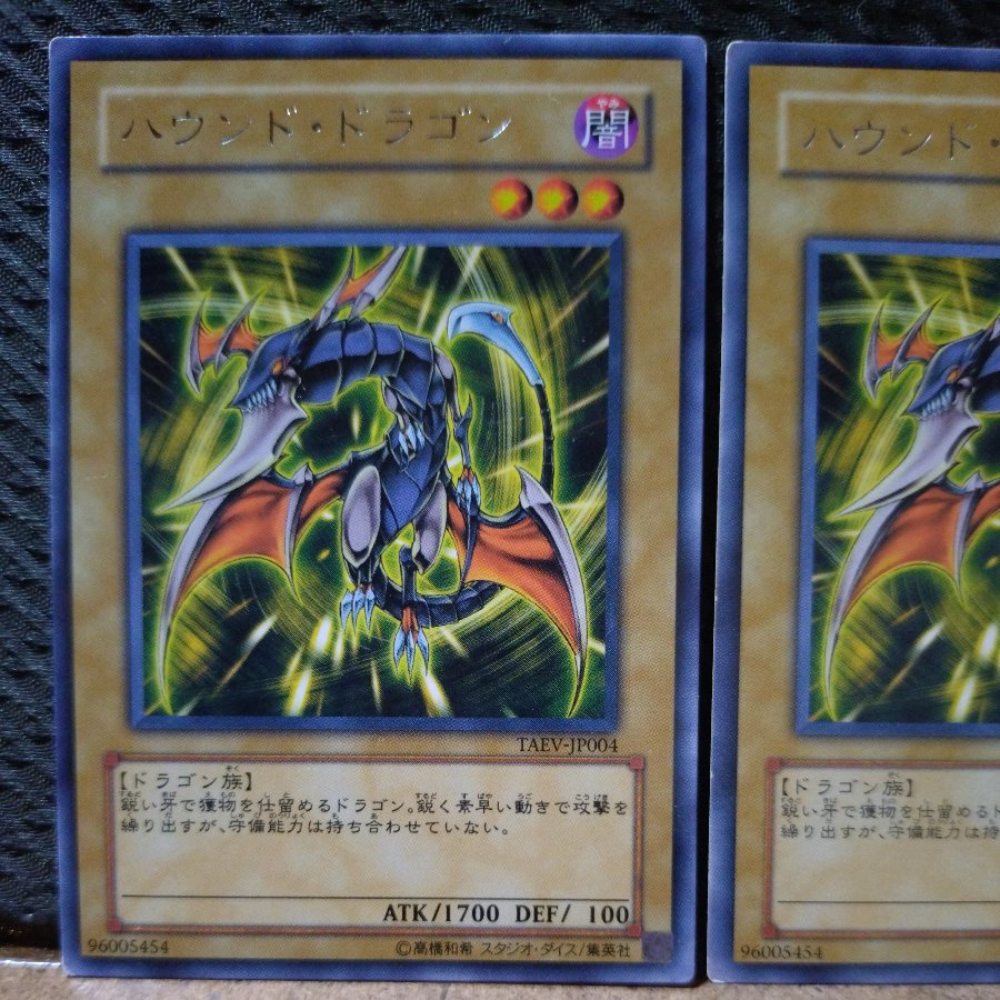 【ぽぽたん】遊戯王  8132  ハウンド・ドラゴン   レア   2枚 2枚