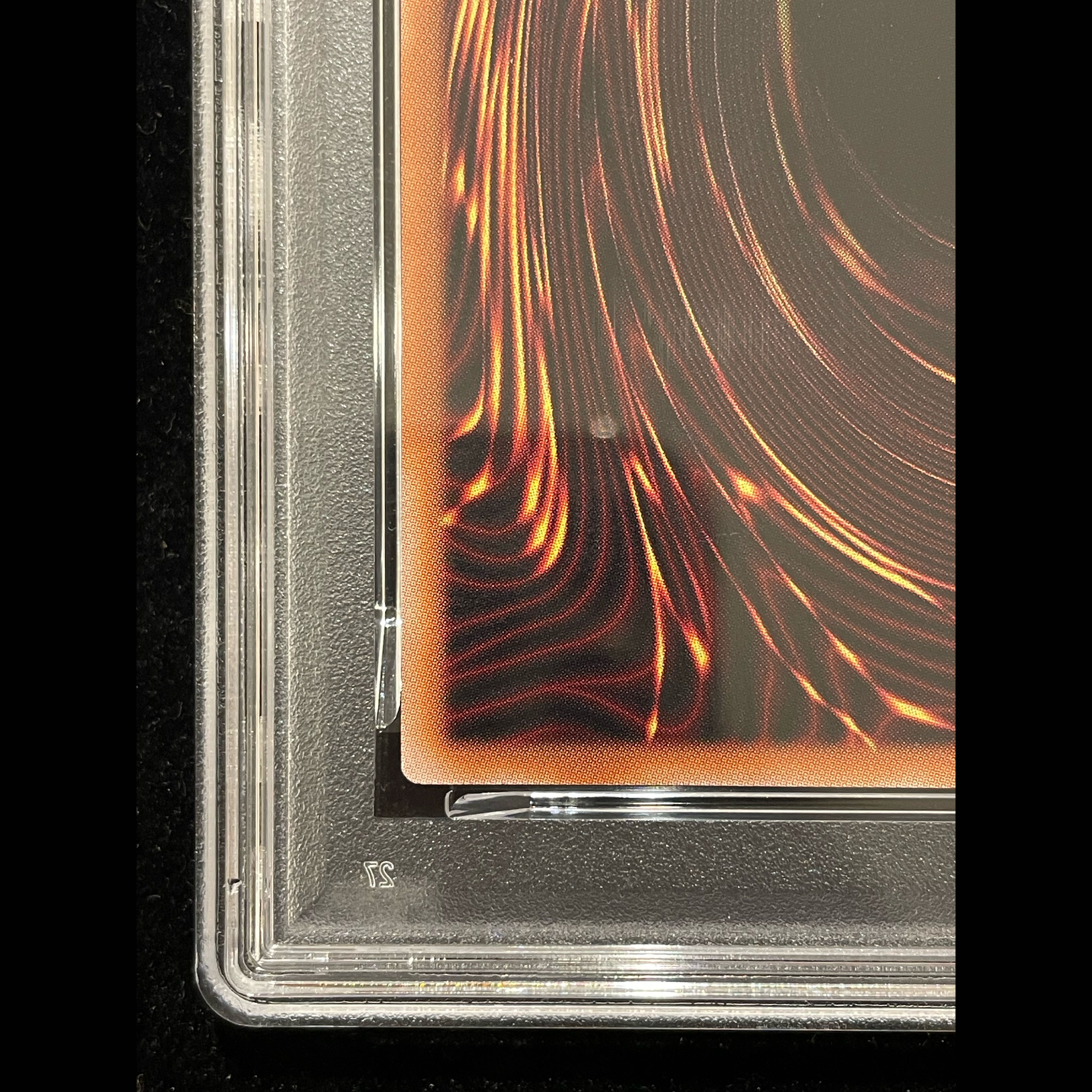 【PSA10】黒魔導のカーテン(オーバーフレーム) プリズマティックシークレットレア LOCH-JP003 1枚