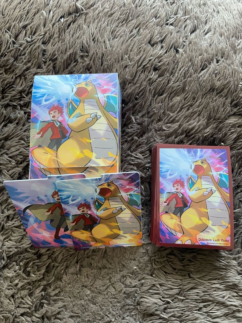 ワタル&カイリュー　デッキケース　デッキシールド　64枚