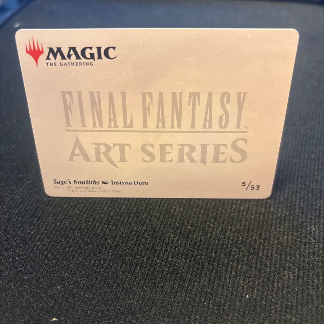 Magic Final Fantasy Art Series  5/53 Gold stamped signature 1枚