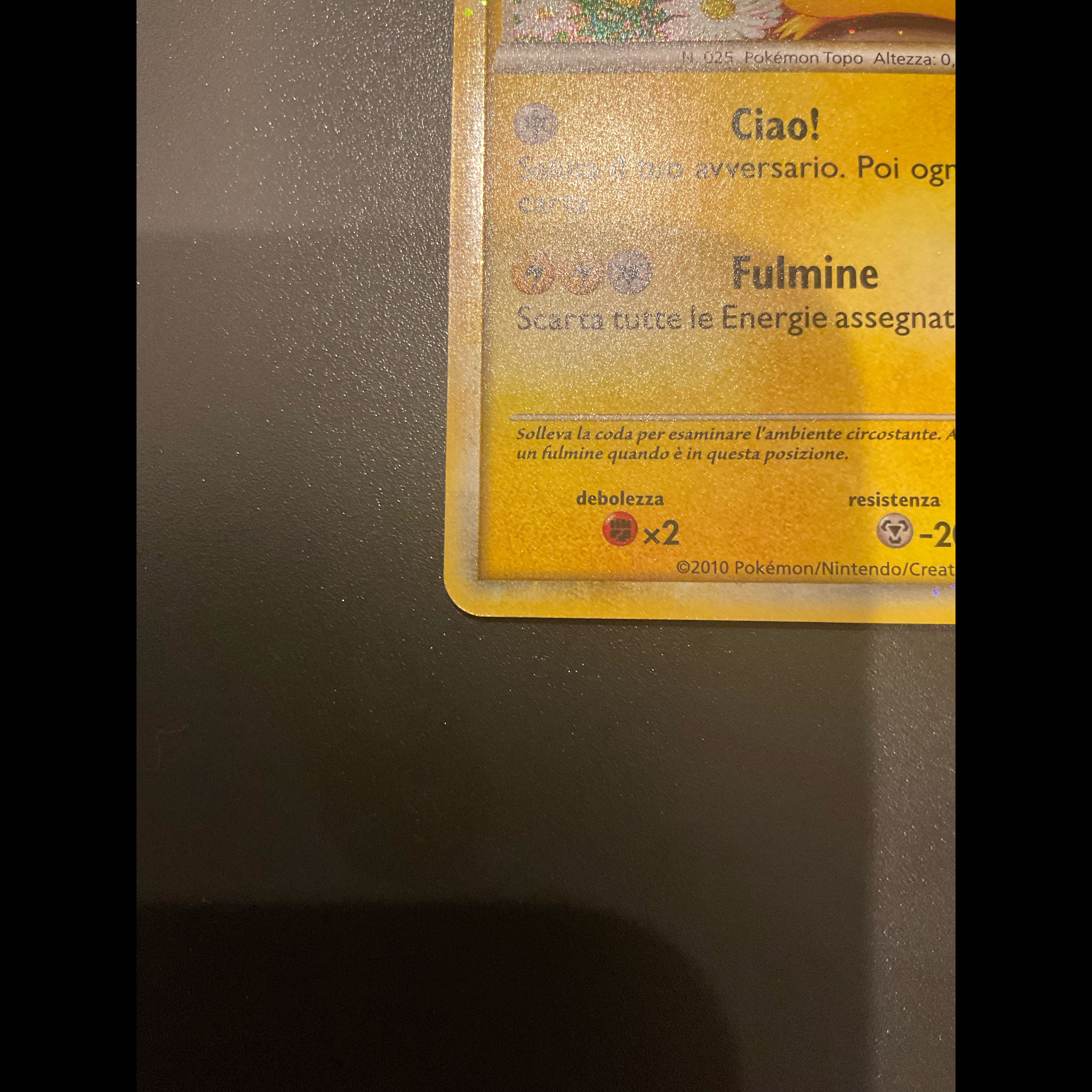 ポケモンカード ピカチュウ PW イタリア語版 Pikachu World 2010 ホロ 海外版  1枚