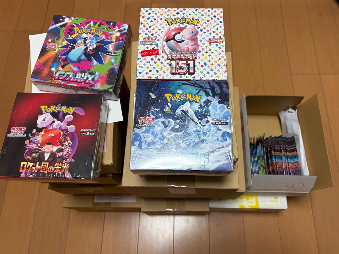 未開封 シュリンク付き box ポケカ　まとめ売り 1BOX