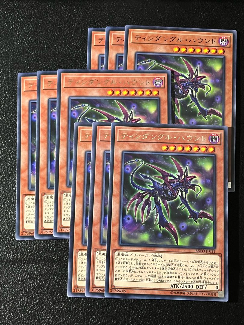 遊戯王スタジオ 9枚 ティンダングル・ハウンド レア JP011 9枚