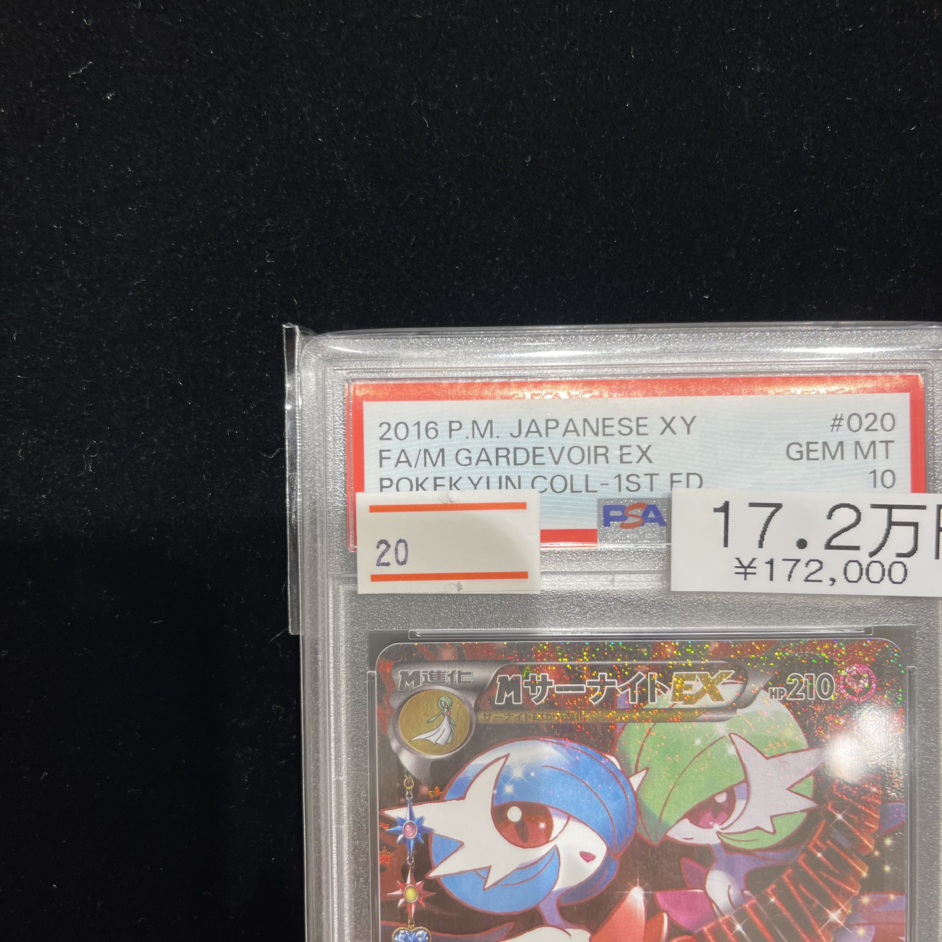 【PSA10】MサーナイトEX RR 020/032 1枚