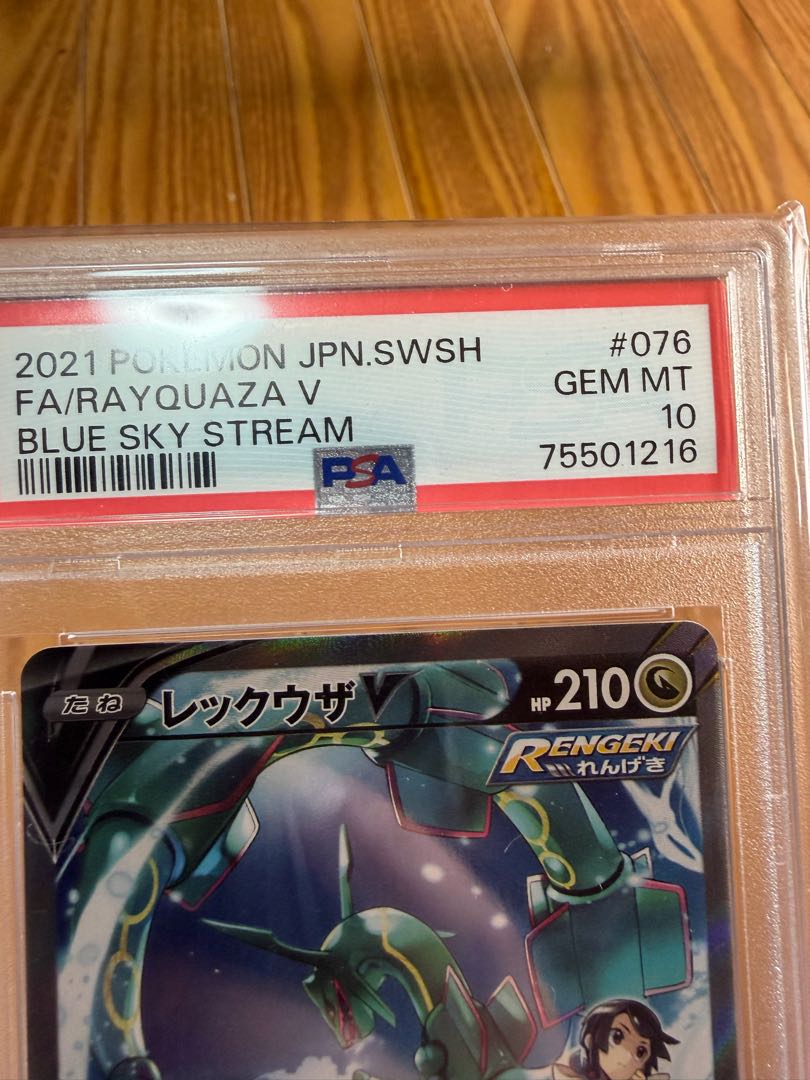 【PSA10】レックウザV SR 076/067 蒼空ストリーム Rayquaza ポケモンカード 鑑定品 GEM MINT  1枚