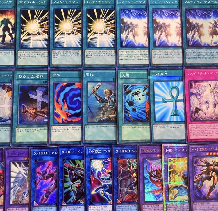 遊戯王【新規入り構築！！】HEROデッキ40枚の通販