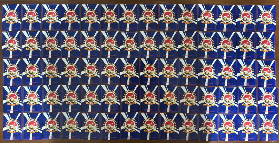 Semi-complete set of 151 animals (Charizard & Venusaur & Blastoise, etc.) from the old back of Pokéka. 30枚