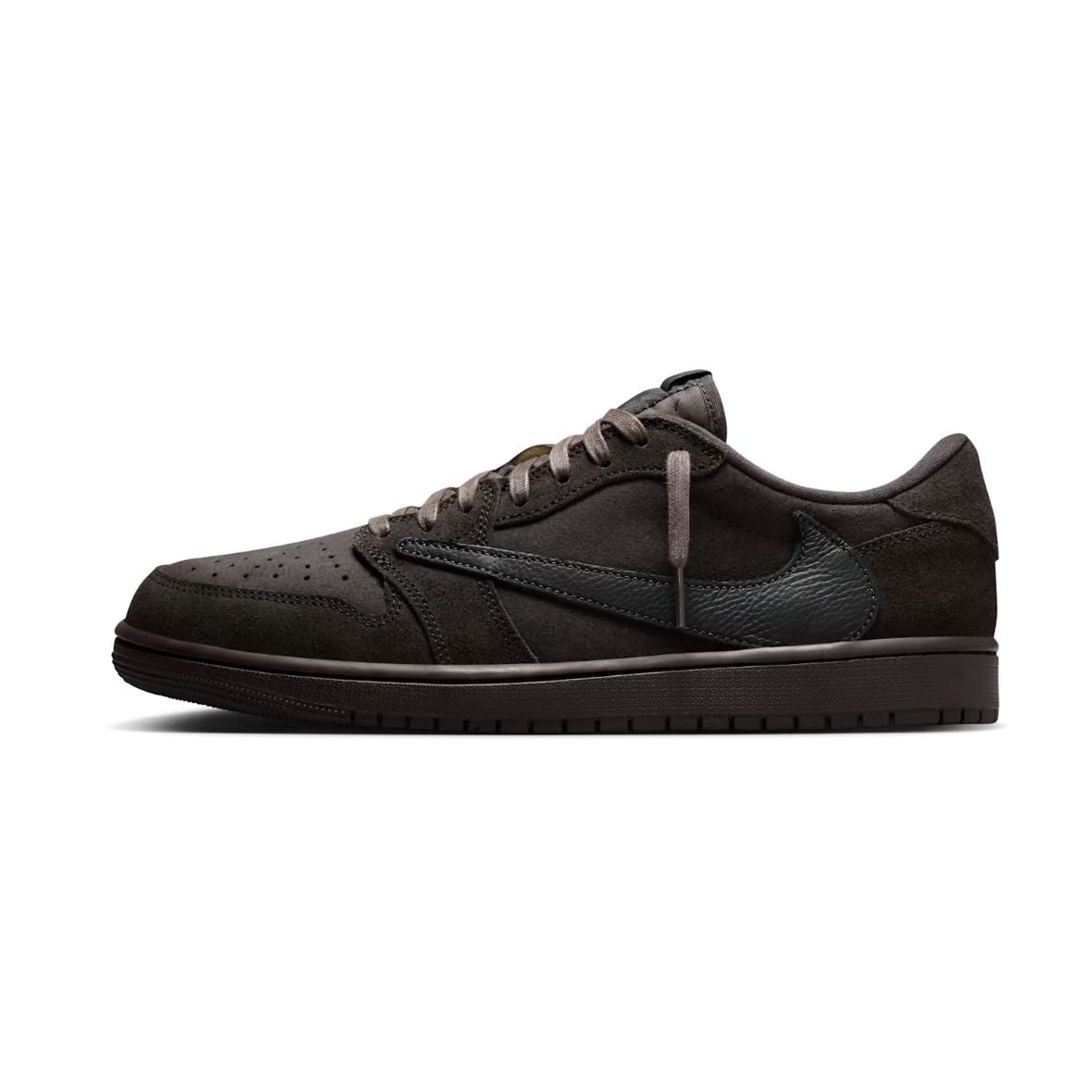 【黒タグ付き】Travis Scott × Nike Air Jordan 1 Low OG SP Velvet Brown and Dark 28cm