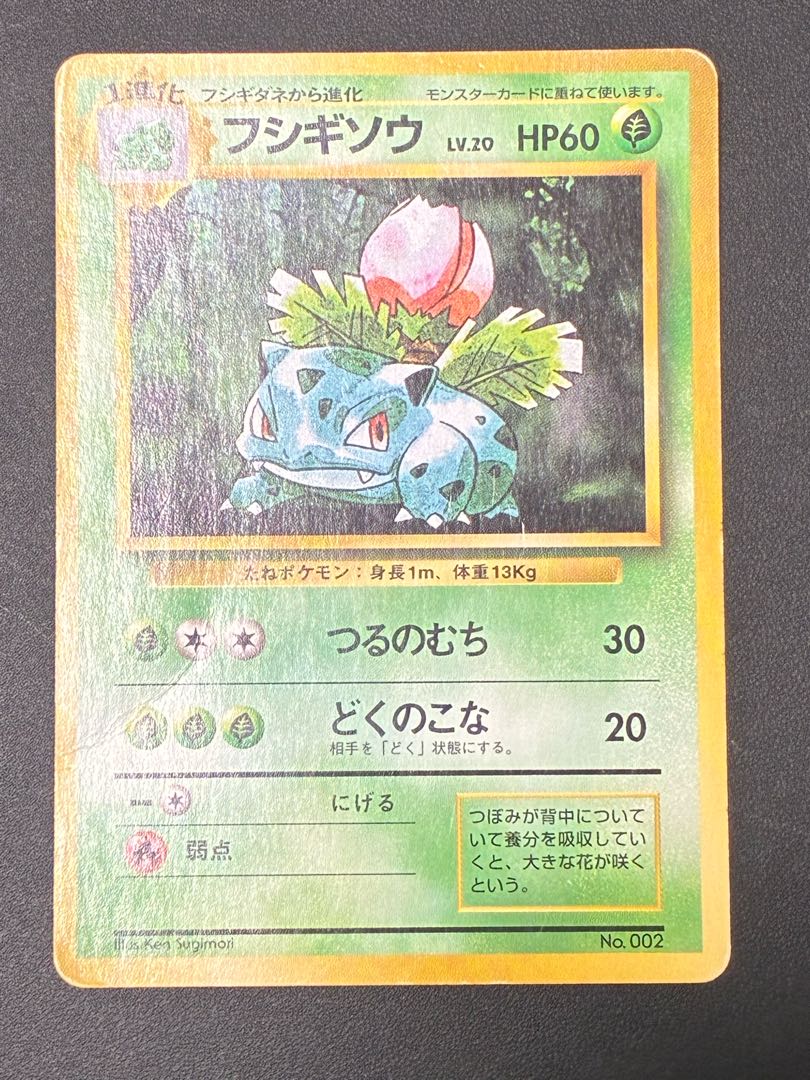 Ivysaur First edition, unmarked, old back. 1枚