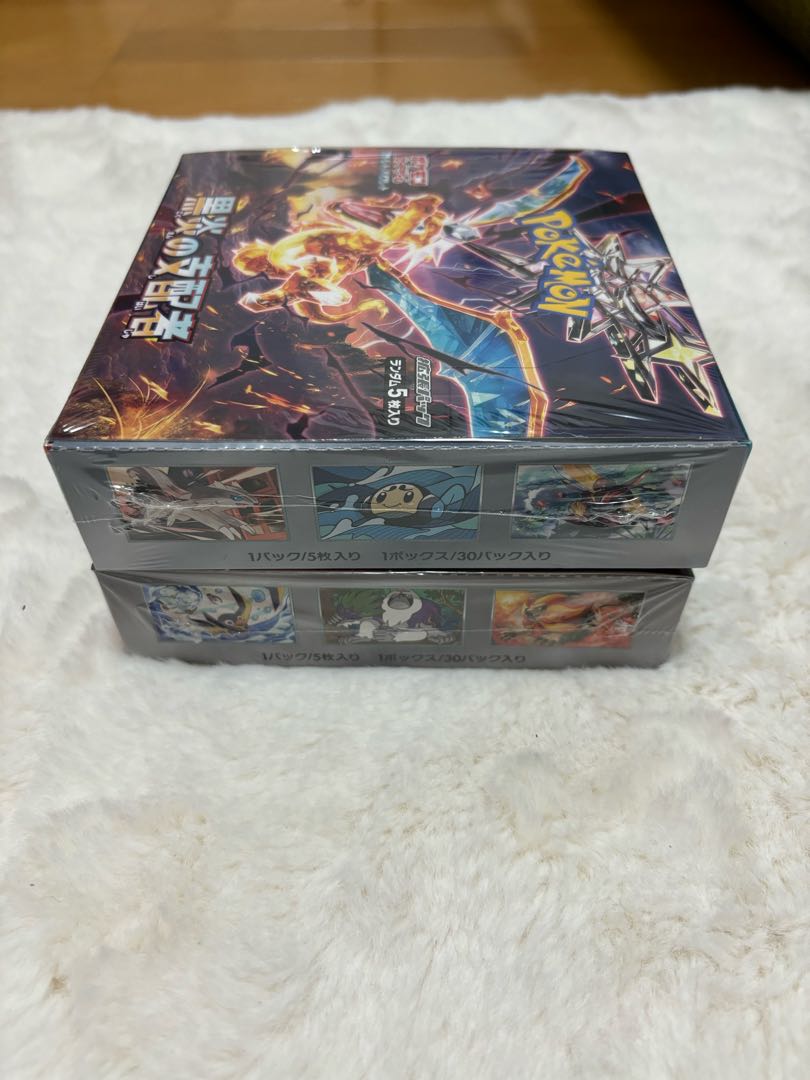 ポケモンカードシュリンク付トリプレッドビート2箱151 2箱黒炎箱