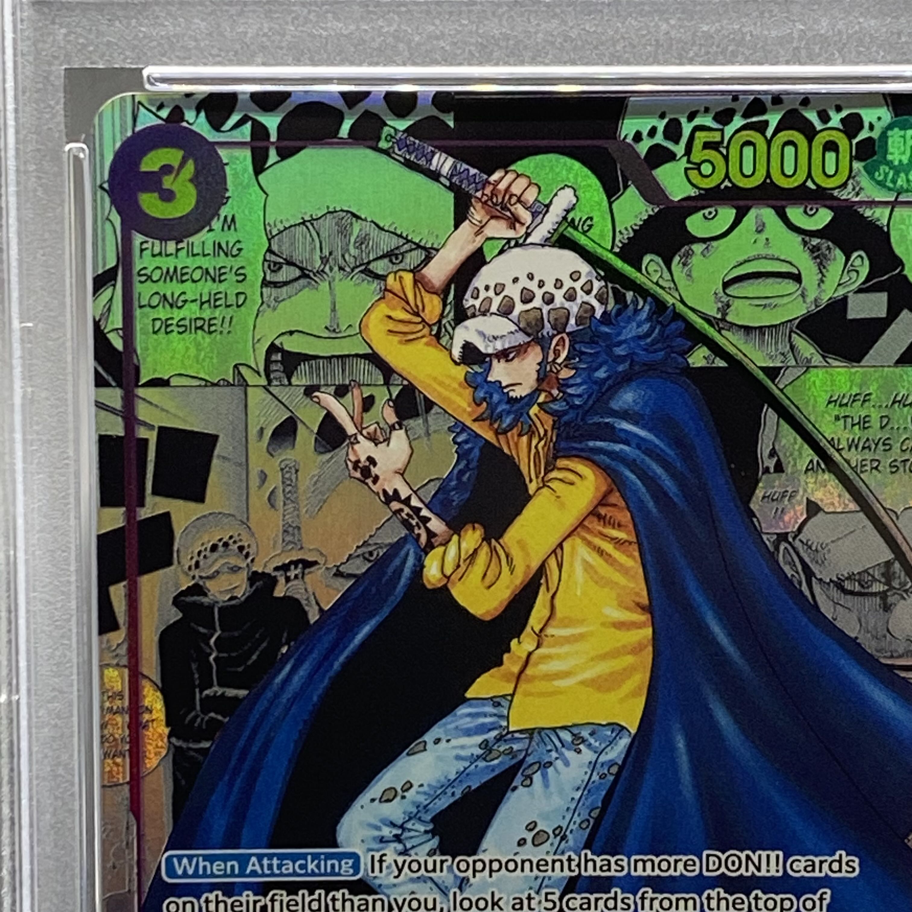 [PSA10] Trafalgar Law [English] (Comipara / Manga Background) [SR] {OP05-069}