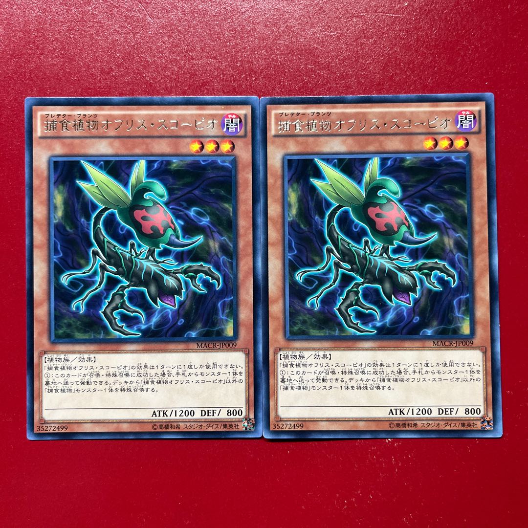 Atk Bbw Predaplant Ophrys Scorpio Rare JP009 2枚