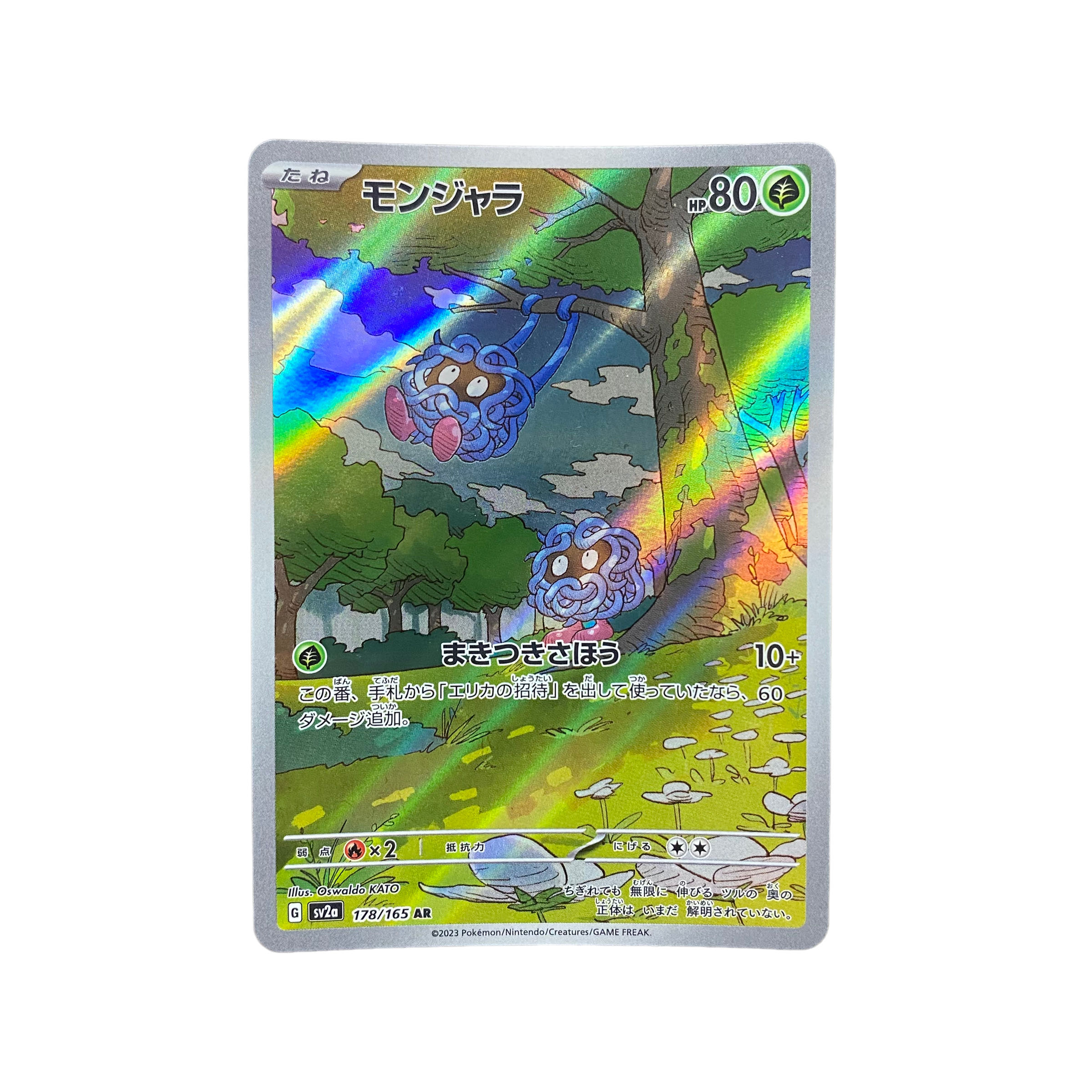 4835 [Pokemon Card] Tangela 178/165〈AR