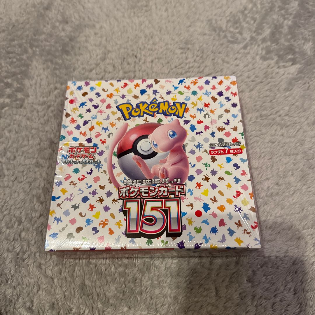 強化拡張パック「ポケモンカード151（イチゴーイチ）」 未開封BOX  1BOX