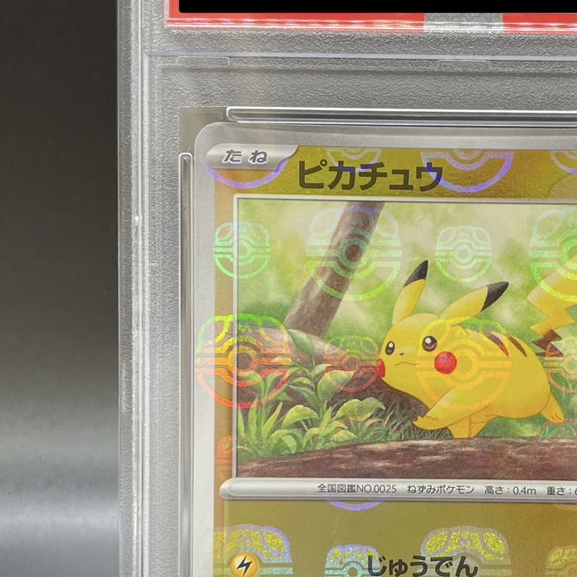 PSA10] Pikachu (Master Ball Pattern/Mirror) C 025/165