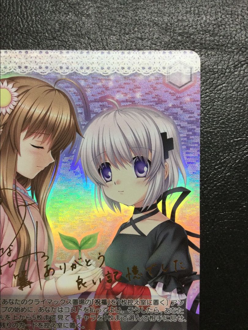 ① 星の未来 小鳥&篝(サイン入り) SP Krw/W102-076SP 1枚