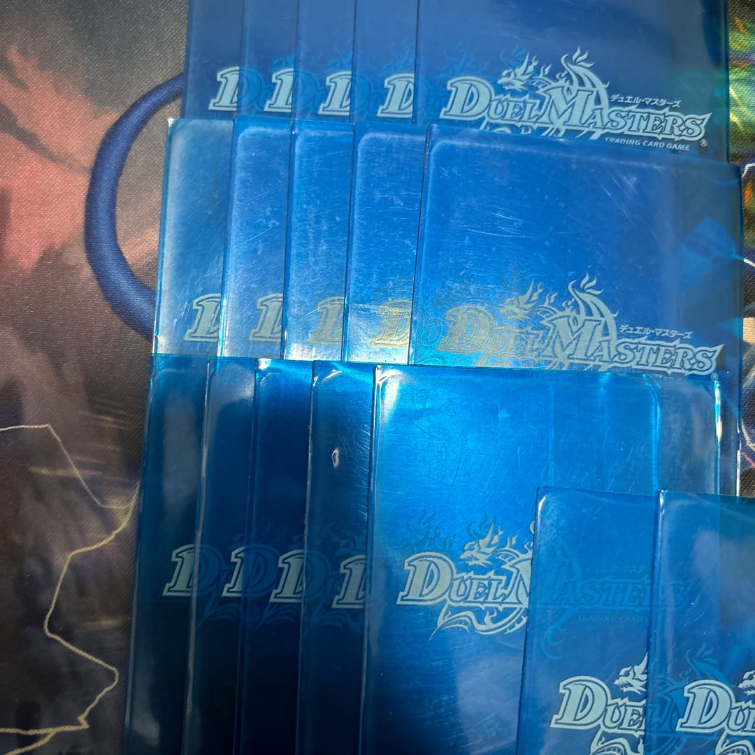 Old official sleeves, blue skeleton, 42 sheets