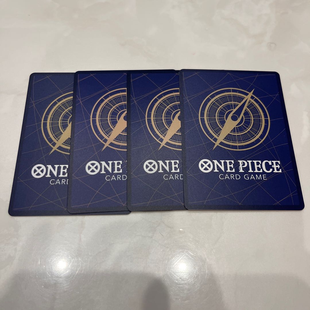 Set of 4 I don't tolerate people who hurt my friends. !!!! C OP09-019 1枚