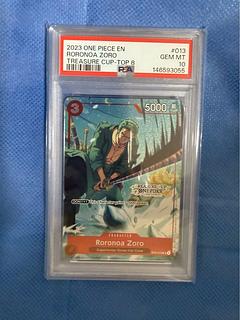 PSA10 Roronoa Zoro SR English Treasure Cup Top 8 One Piece 1枚