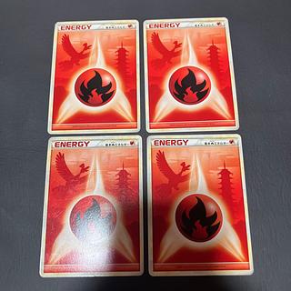 【状態】B ポケカ エネルギーカード　ホウオウ　レジェンド 4枚