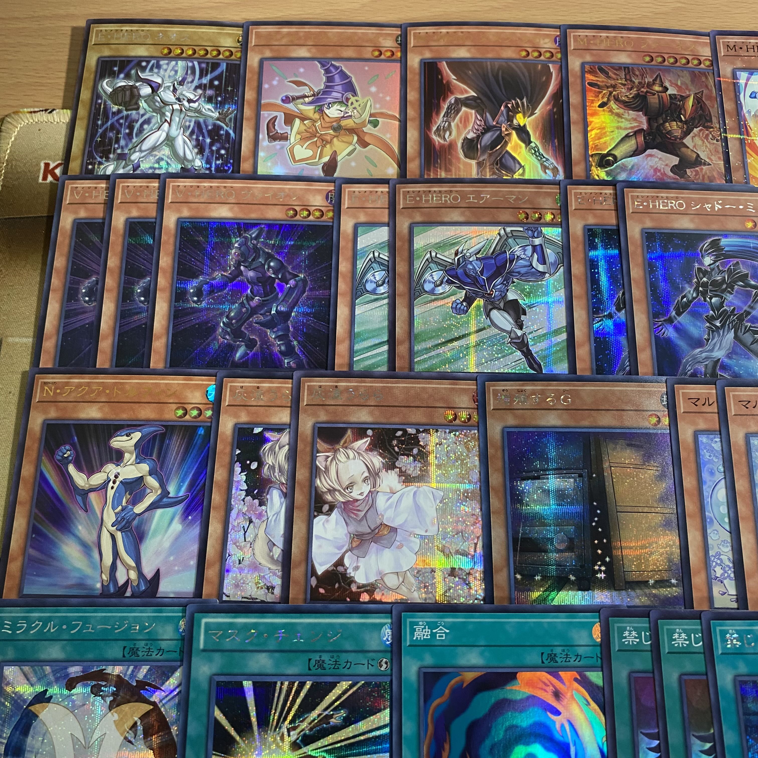 HERO デッキ【以下検索 ミラクルエクスクルーダー 遊戯王 本格構築 まとめ売り 初期 2期 レリーフ ゲートボール パーツ】 1枚