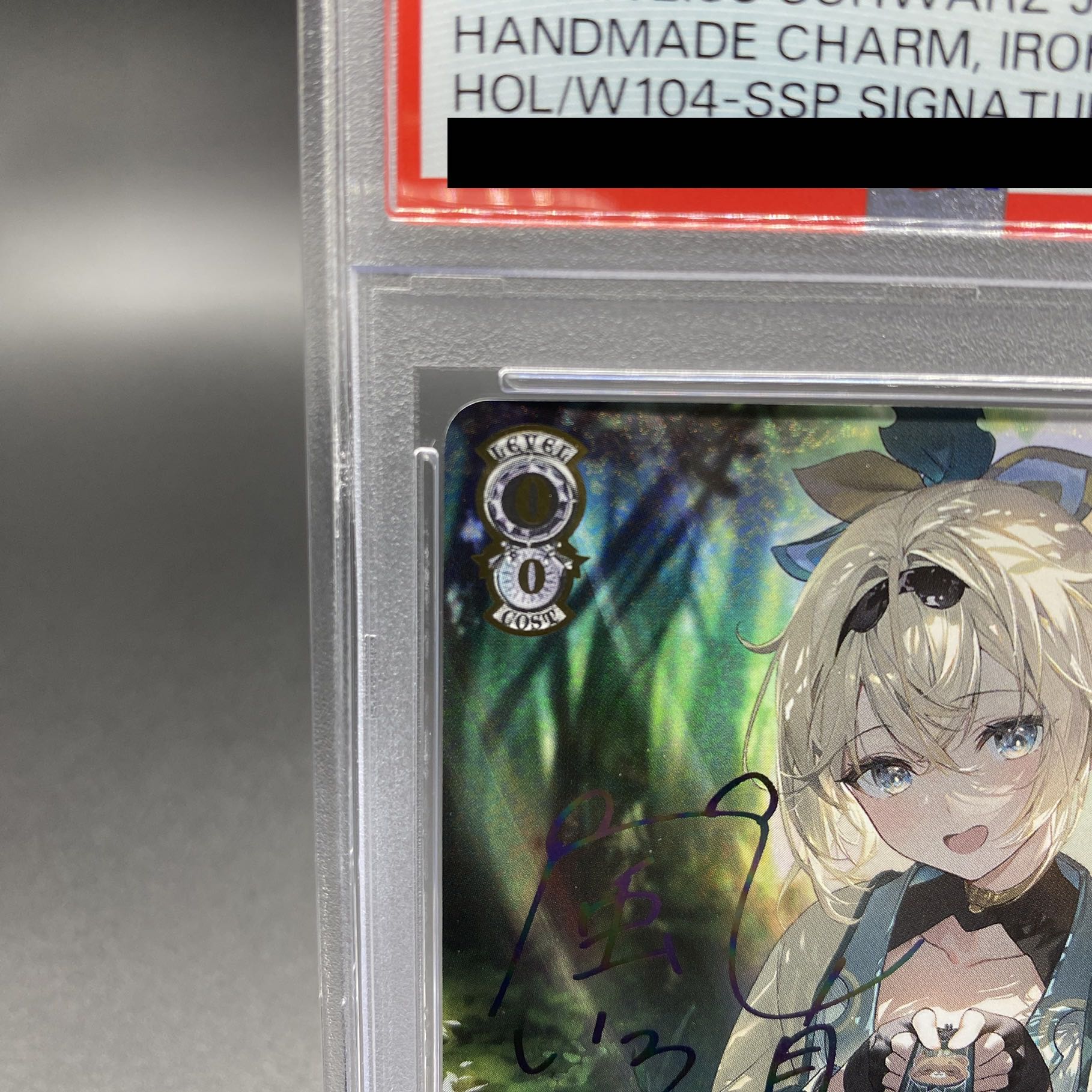 PSA10] Handmade Good Luck Charm KAZAMA Iroha (Signed) SSP HOL/W104-006SSP