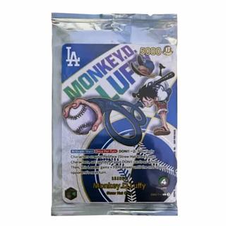Monkey D. Luffy L (Vinyl Unopened) [EB02-010] [English] (Promotional Card: "One Piece Card Game x Los Angeles Dodgers")