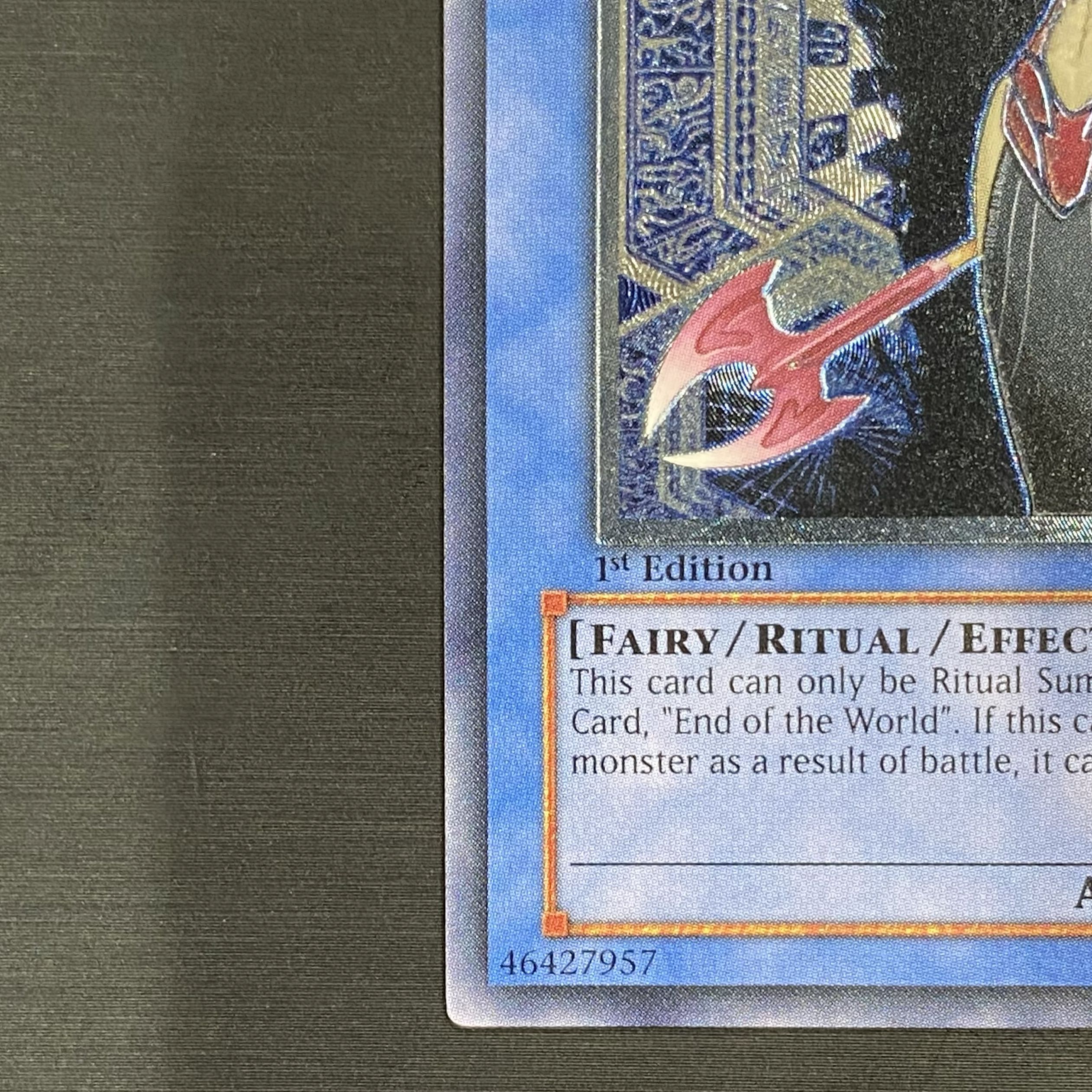 遊戯王 破滅の女神ルイン 旧アジア版 1st edition レリーフ 状態B