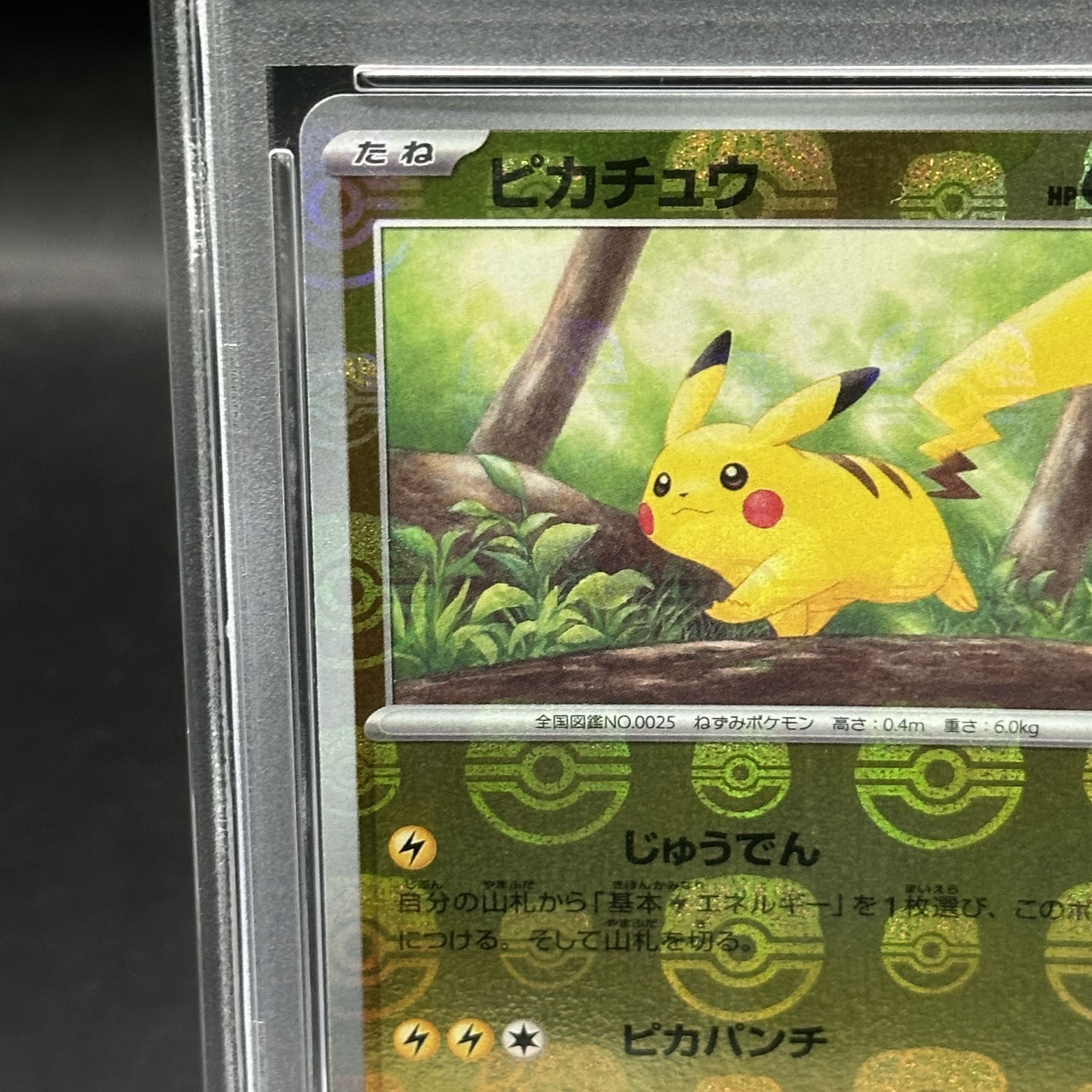PSA10] Pikachu (Master Ball Pattern/Mirror) C 025/165