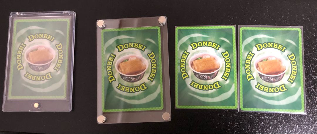 どんぎつねカード　セット　どんぎつねの休息　どんぎつねの囁き　どんぎつねの耳　どんぎつねと温泉宿 4枚