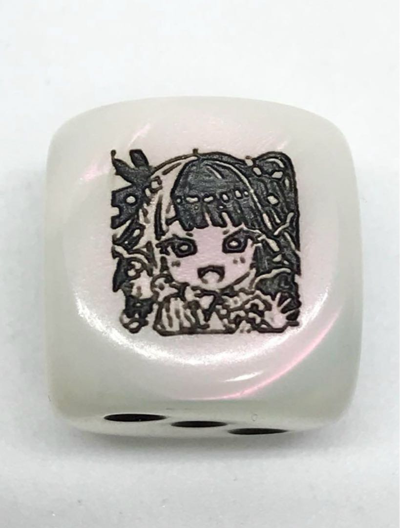 【イベンド限定】にじさんじ 夜見れな サイコロ 6面ダイス 白 ホワイト