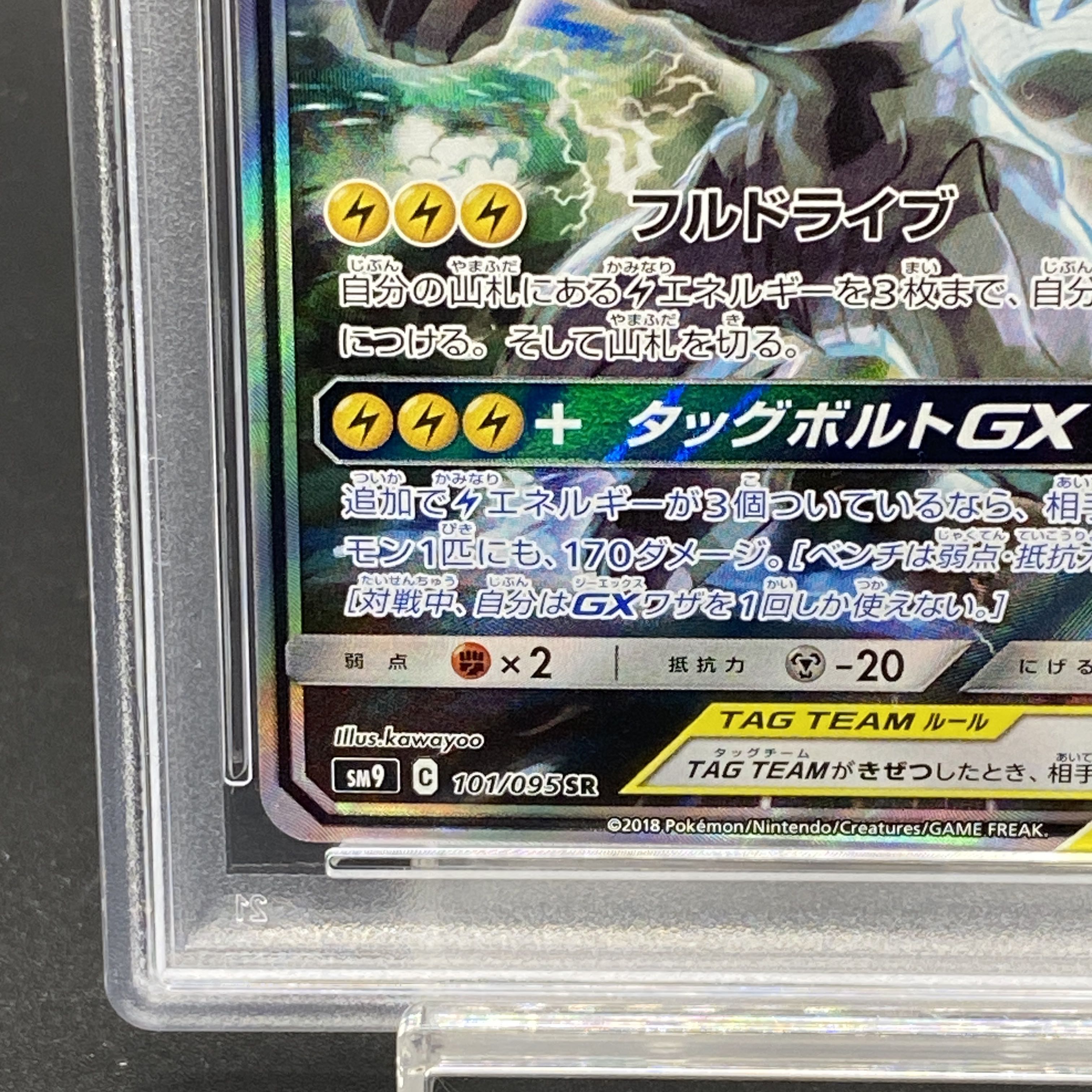 【PSA10】ピカチュウ＆ゼクロムGX SR 101/095