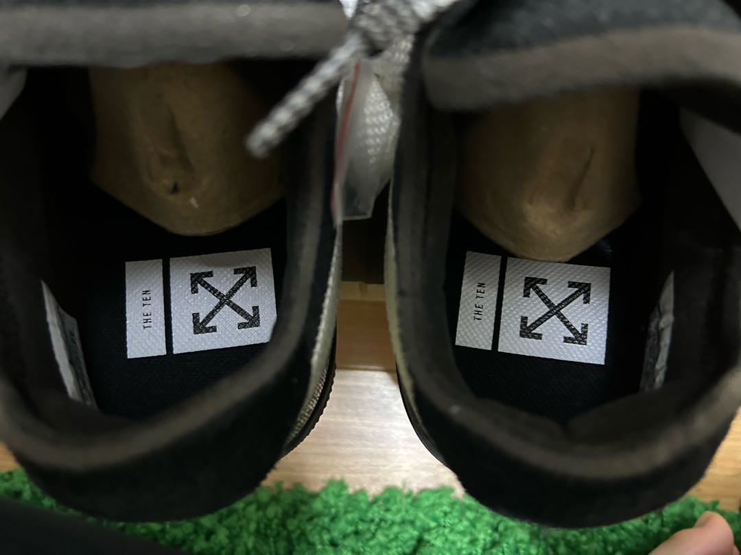 オフホワイト × ナイキ エアフォース1 ロー "ブラック" ブラック/ホワイト 28.5cm