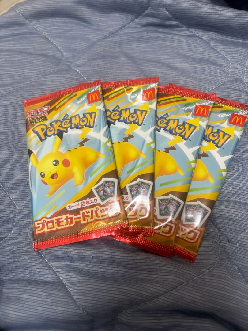Pokemon Card Happy Set McDonald's 4 Pack 4パック