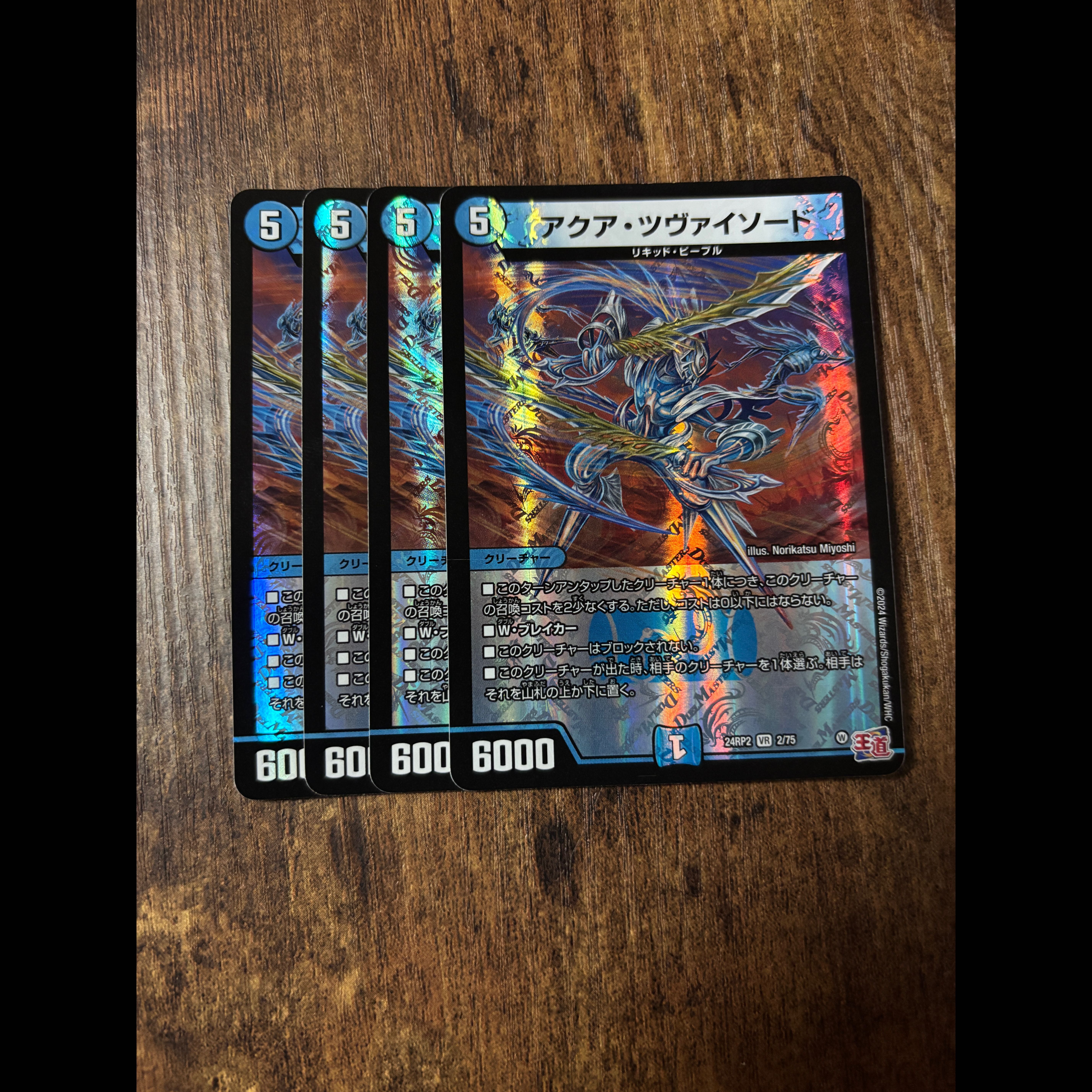 Aqua Zweischwert 4枚