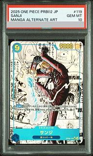 【PSA10】サンジ(パラレル)(スーパーパラレル) P-SEC OP06-119